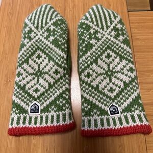 Hestra knit mittens